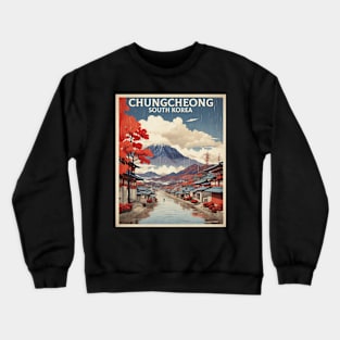 Chungcheong South Korea Travel Tourism Retro Vintage Crewneck Sweatshirt